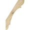 Ekena Millwork 4"W x 20"D x 32"H Olympic Rough Sawn Knee Brace, Douglas Fir BRC04X20X32OLY00RDF - alternate 4